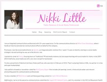 Tablet Screenshot of nikkilittle.com